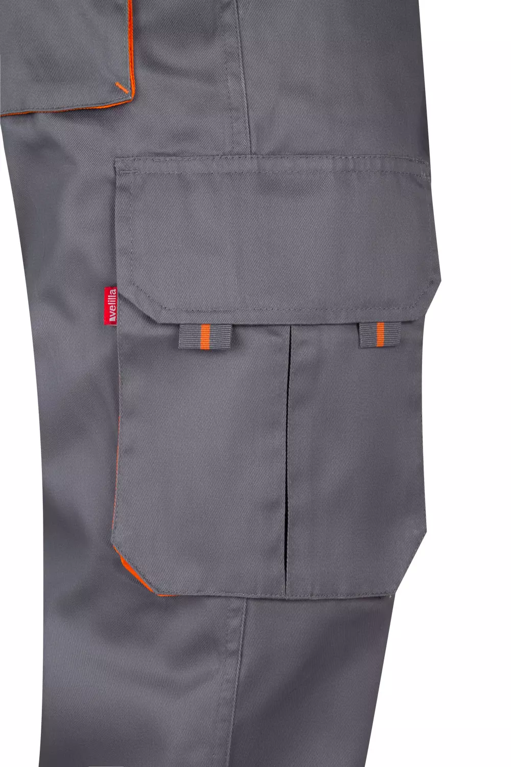 Velilla 103004-08-16, Work Trousers, Grey/Orange, image 5