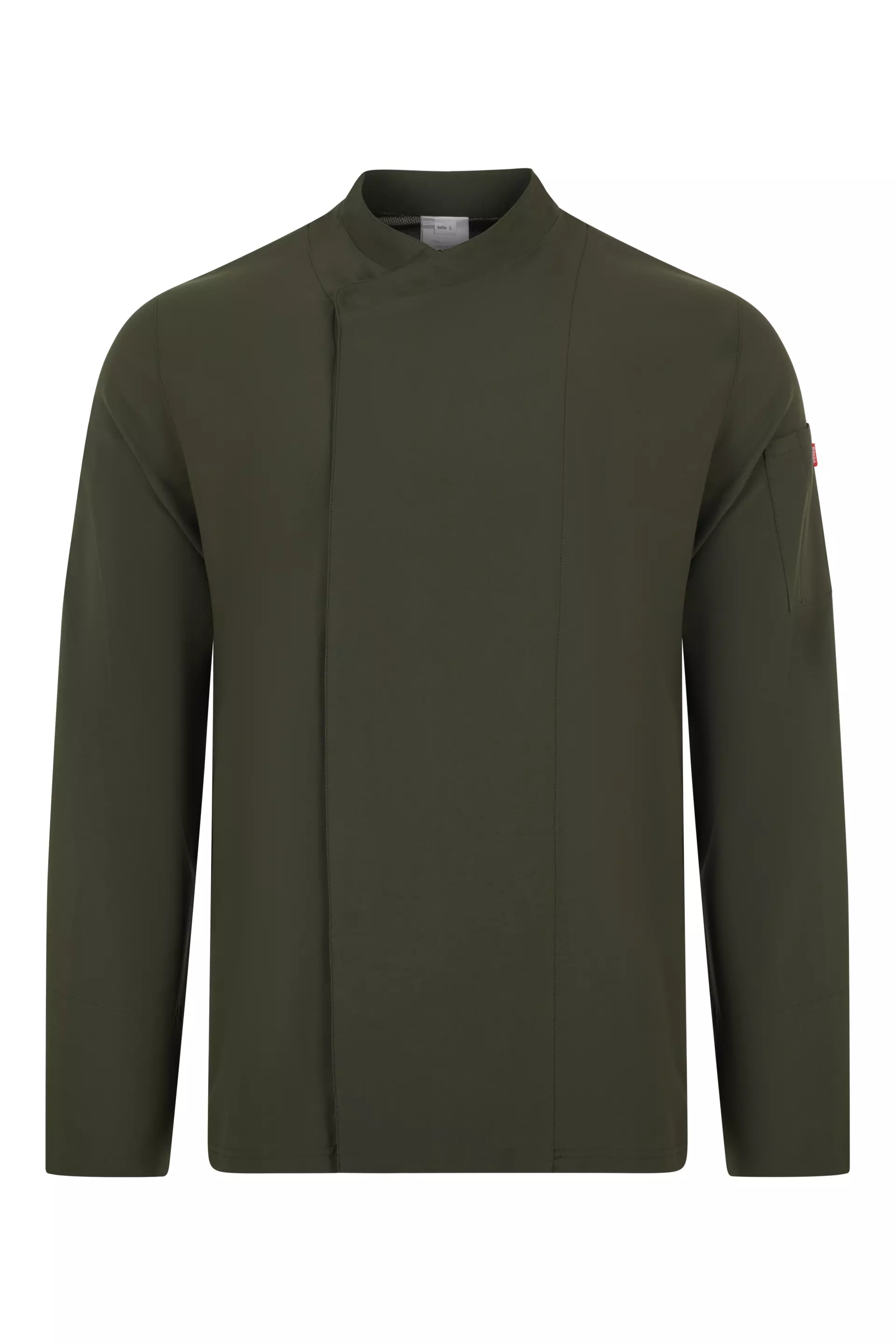 Velilla 405210-36, Long Sleeved Chef Jacket, Olive Green