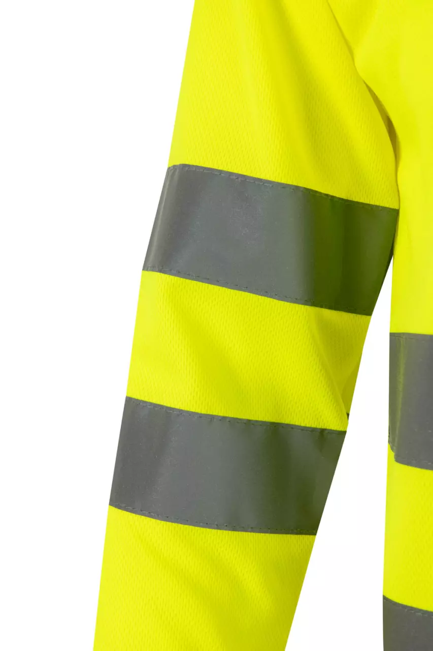 Velilla 174-20, Warnschutz-Langarm-Poloshirt, Warngelb, image 6, gallery thumbnail