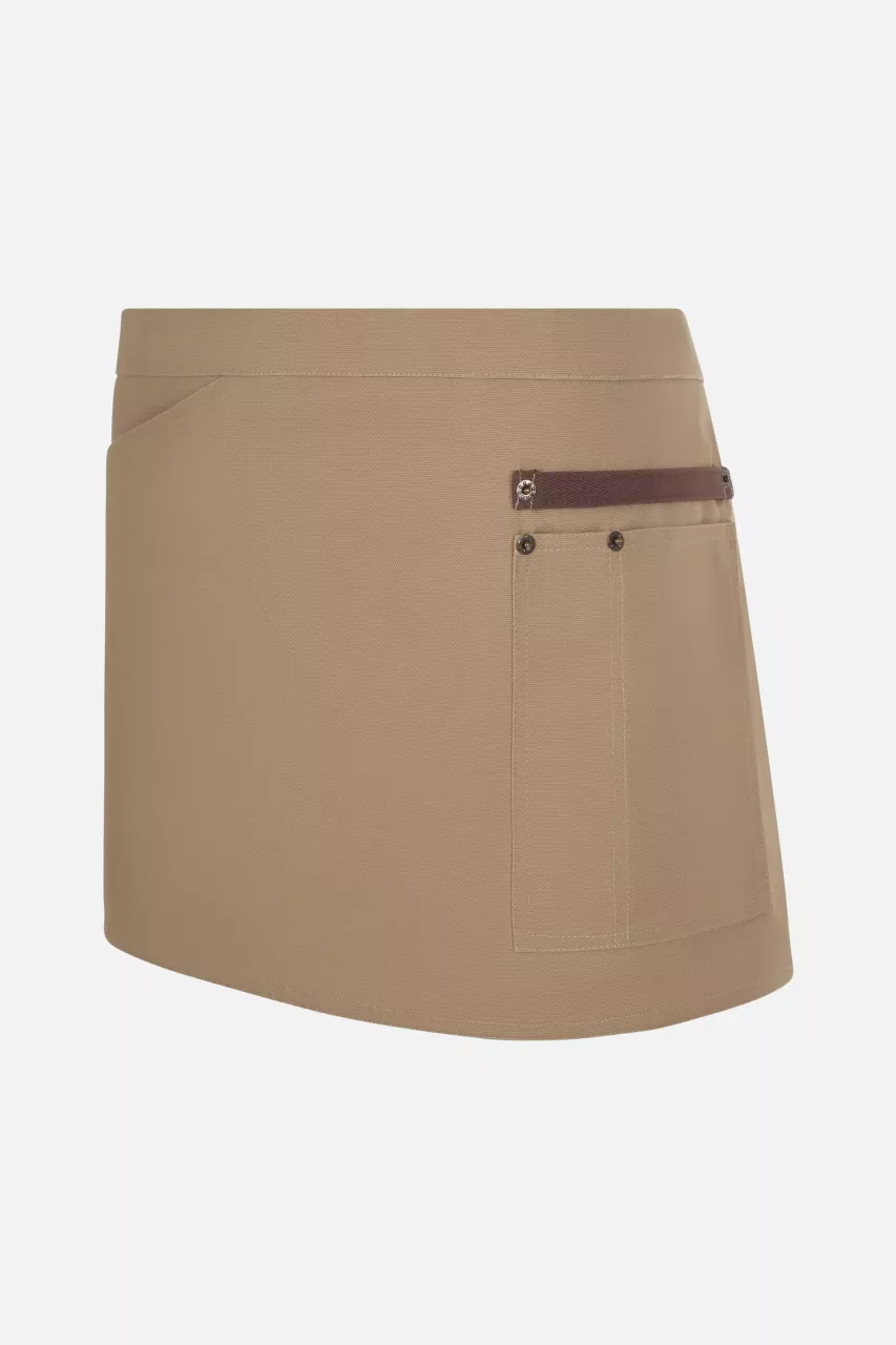 Velilla 404221B-46-49, Work Apron, Sand Beige/Brown, image 5, gallery thumbnail