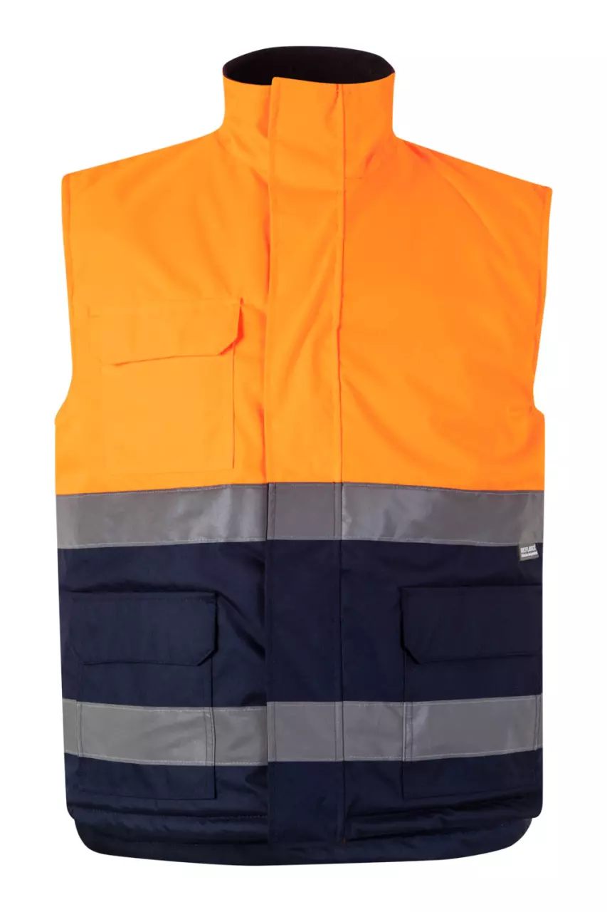 Velilla 305902-61-19, Warnschutzweste, Marineblau/Warnschutz-Orange, image 1, gallery thumbnail