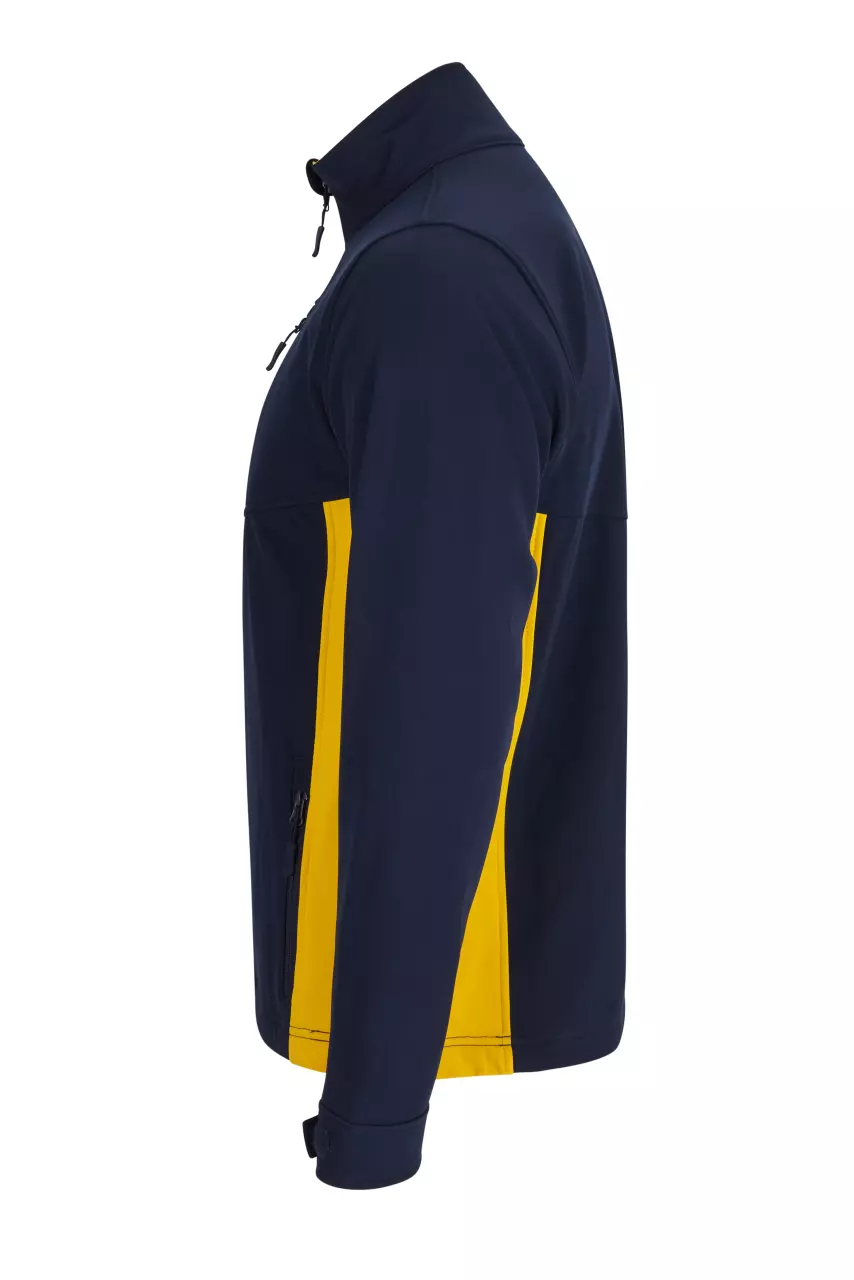 Velilla 106004-61-17, Work Jacket, Navy Blue/Yellow, image 2, gallery thumbnail