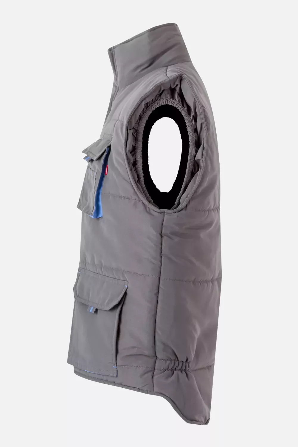 Velilla 205902-08-05, Padded Work Vest, Grey/Sky Blue, image 2