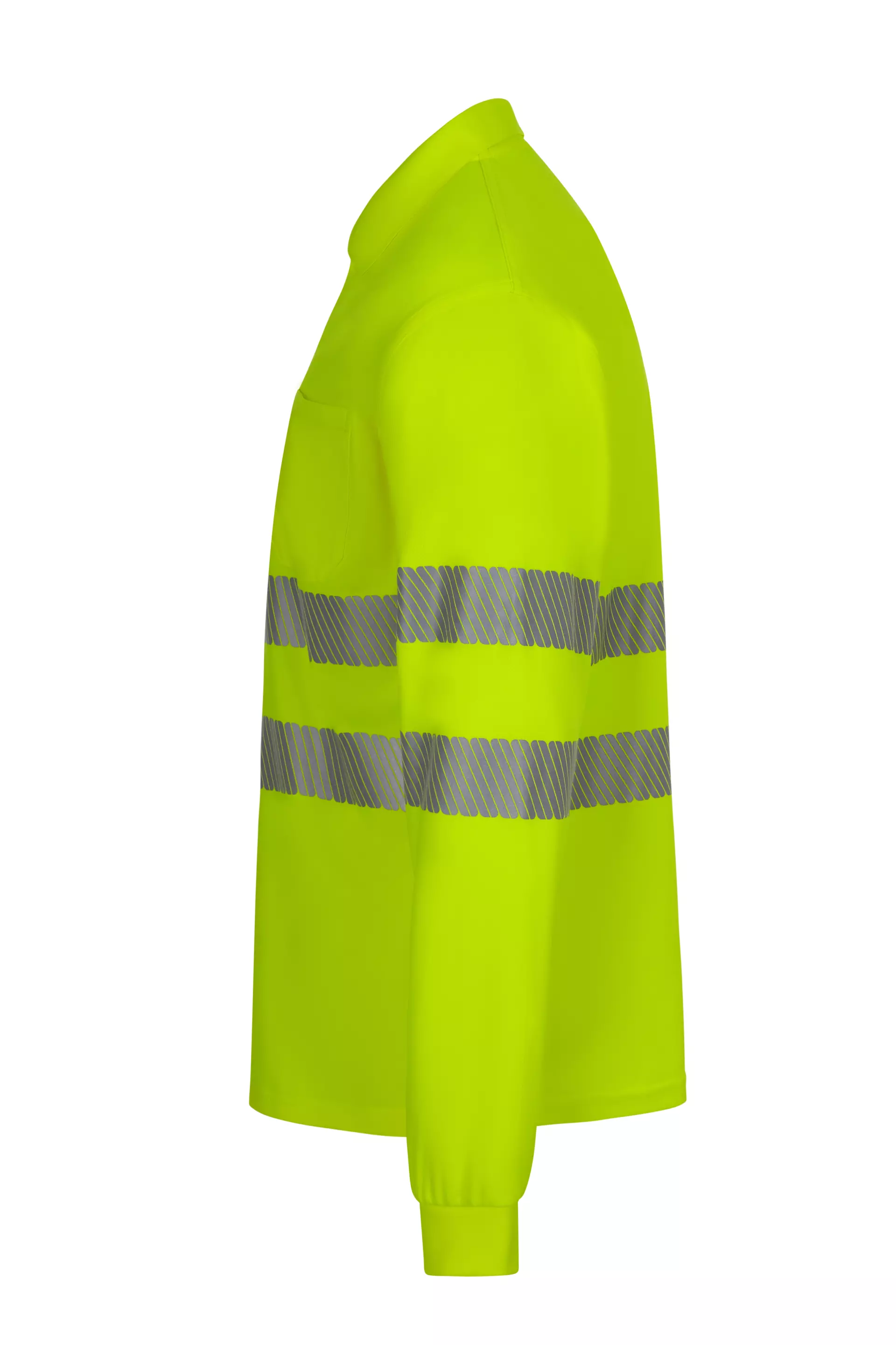 Velilla 305534-20, High-Vis Long Sleeved Polo Shirt, Hi-Vis Yellow, image 2