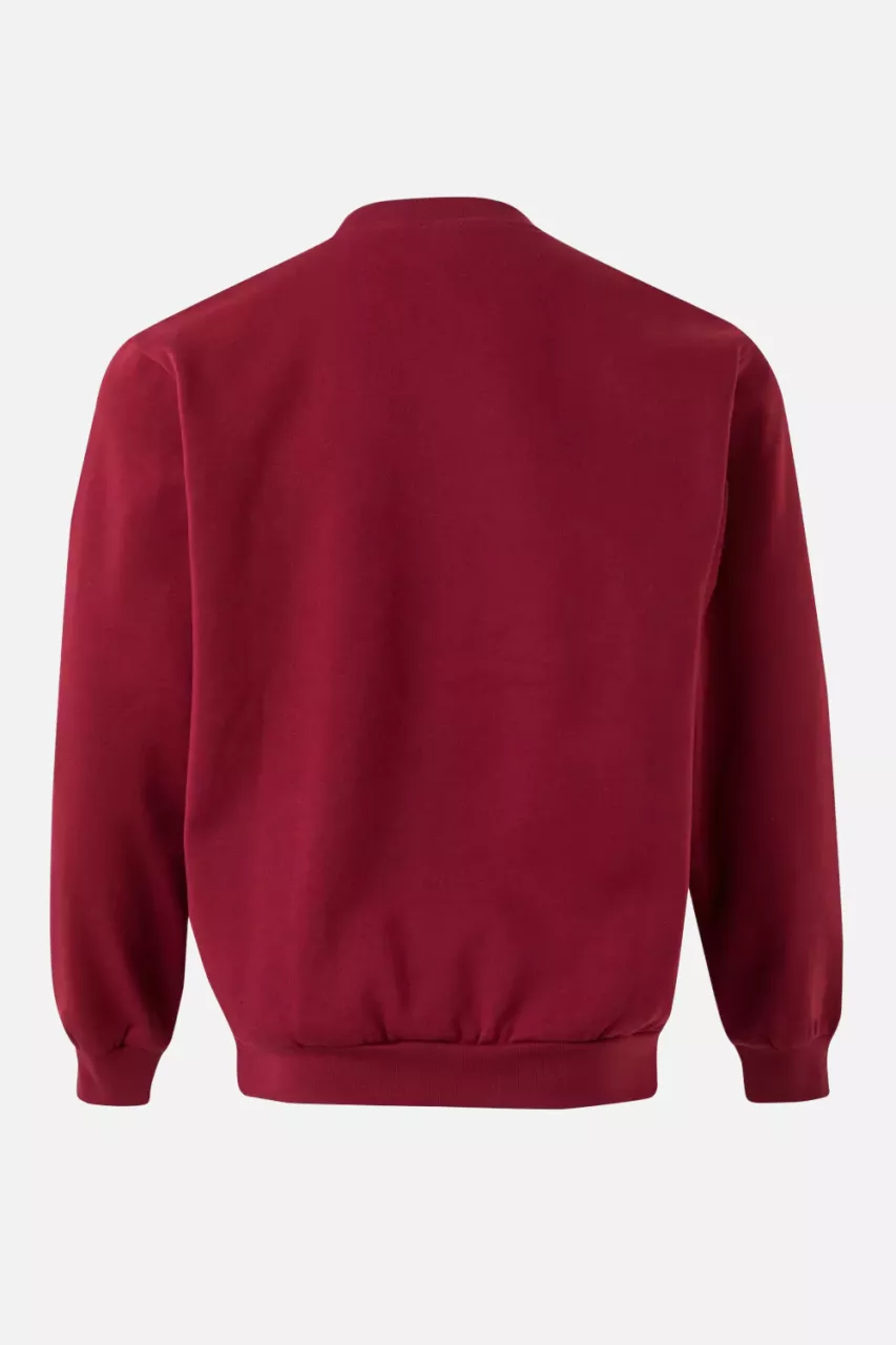 Velilla 105701-18, Work Sweatshirt, Maroon, image 4, gallery thumbnail
