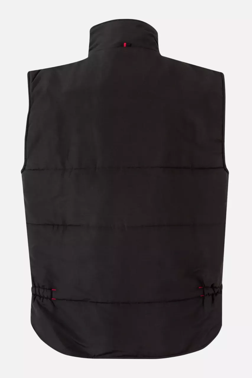 Velilla 205902-00-12, Padded Work Vest, Black/Red, image 5, gallery thumbnail