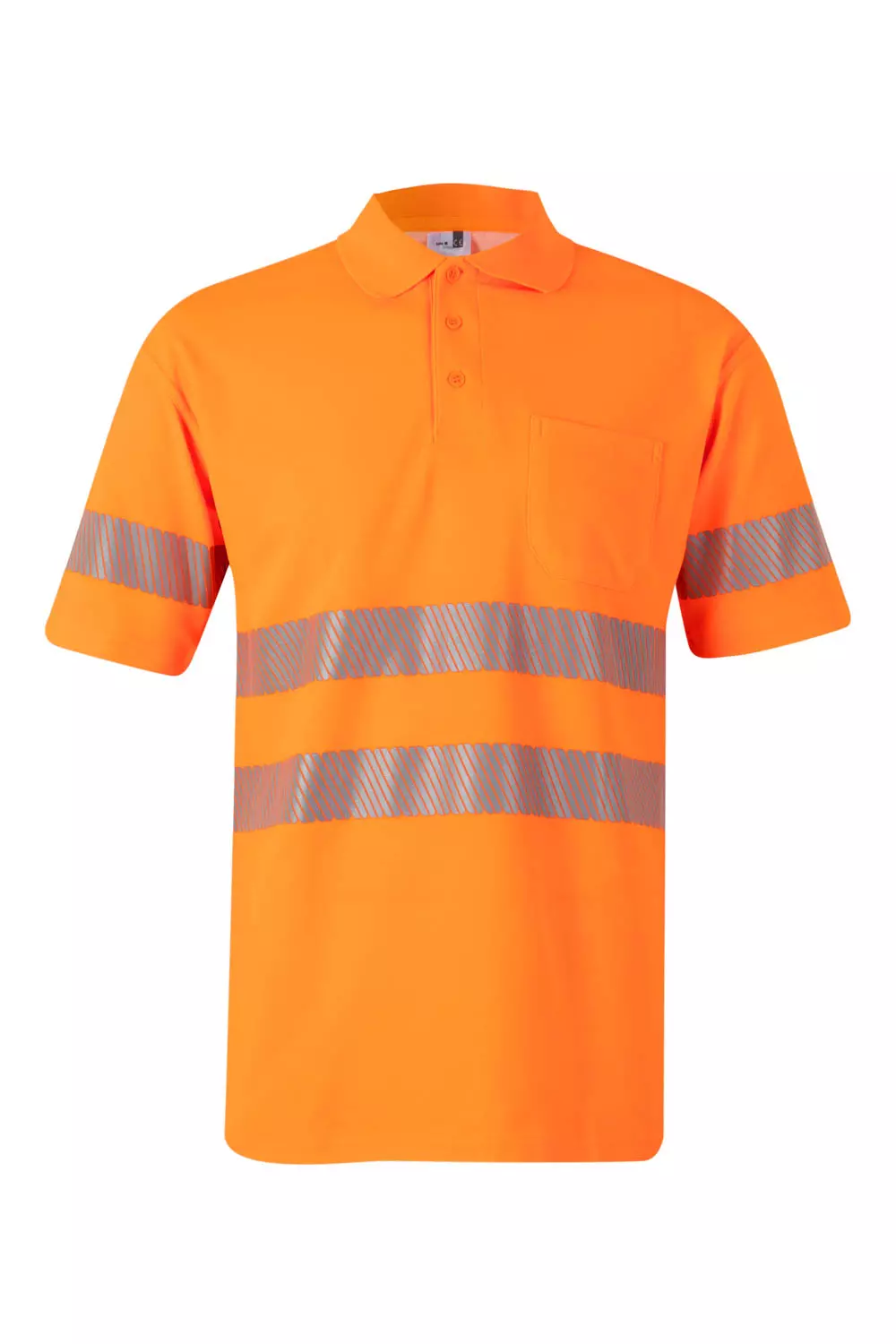 Velilla 305522-19, High-Vis Short Sleeve Polo Shirt, Hi-Vis Orange, image 1