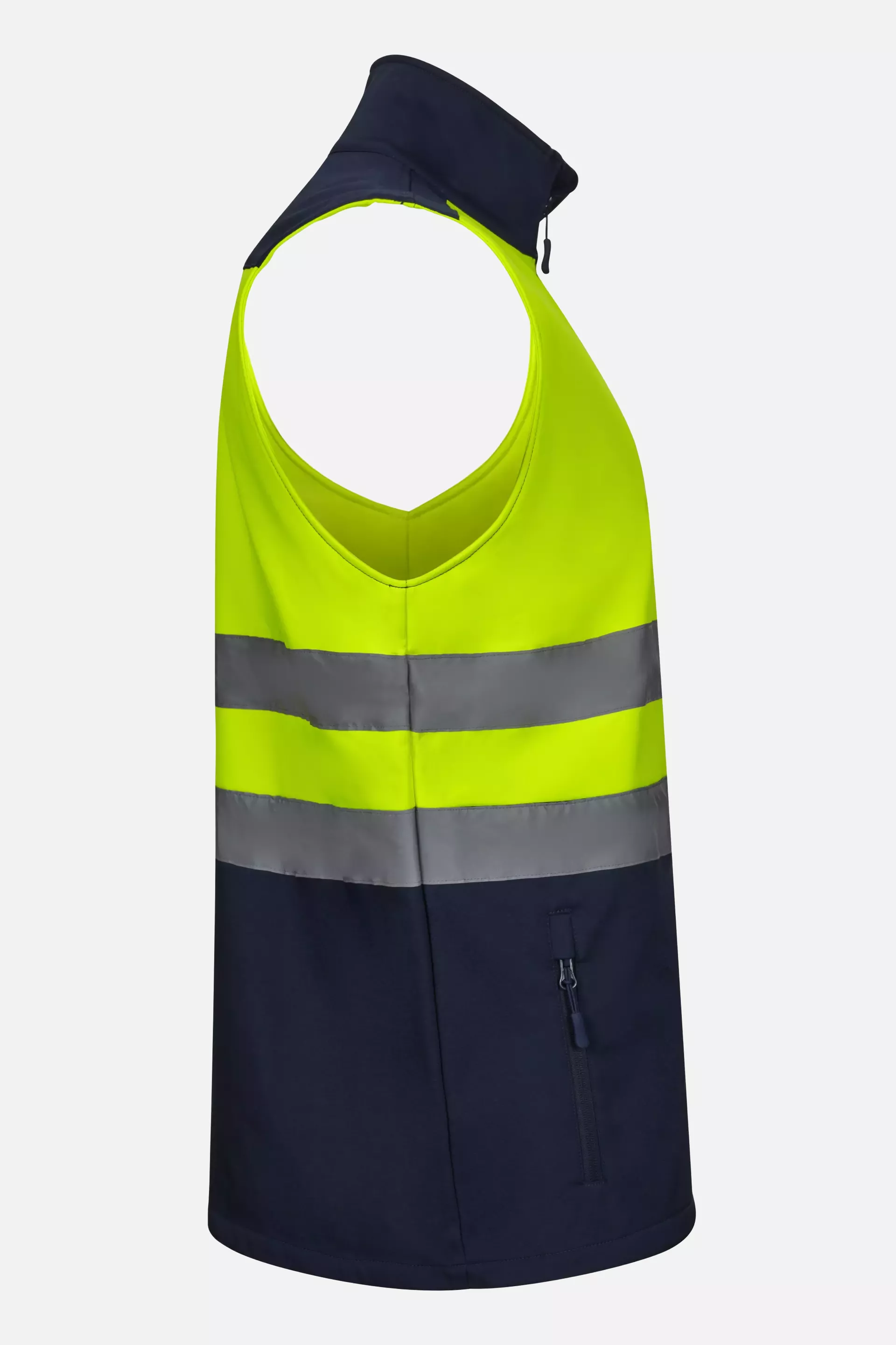 Velilla 305906-61-20, High-Vis Vest, Navy Blue/Hi-Vis Yellow, image 2