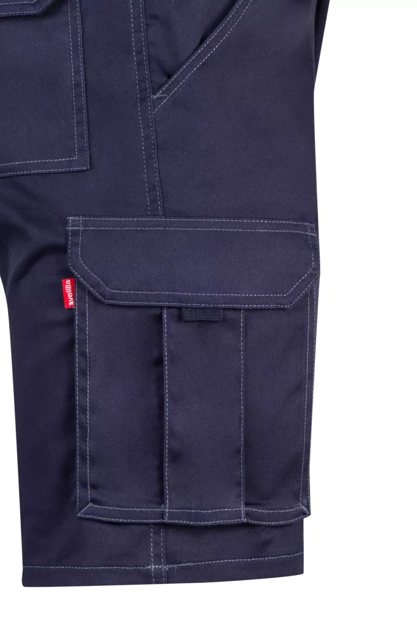 Velilla 103009S-01, Work Shorts, Marine Blue, image 2, gallery thumbnail