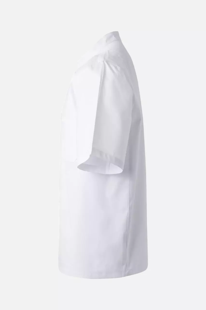 Velilla 432-07, Short-Sleeved Chef Jacket, White, image 3, gallery thumbnail