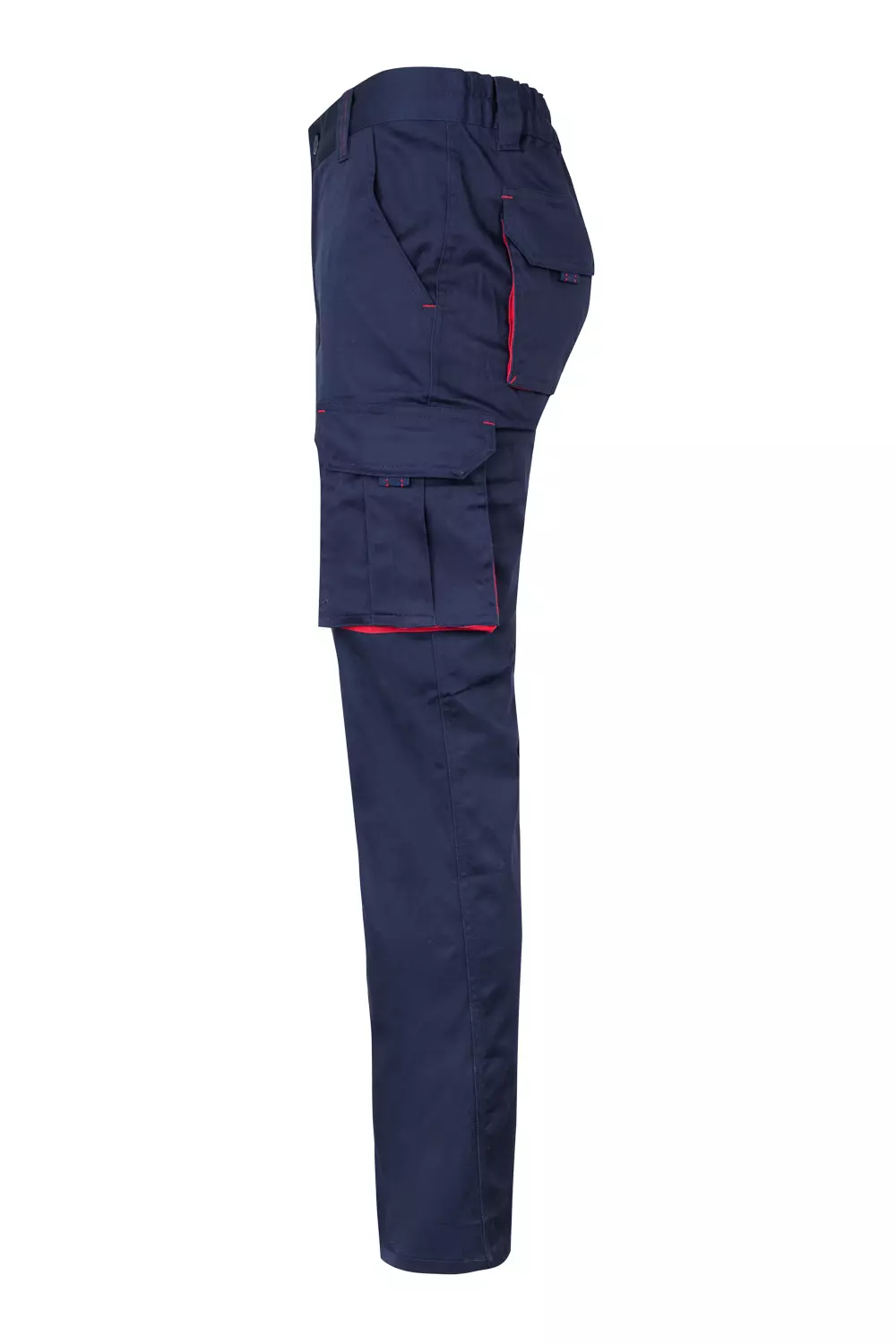 Velilla 103024S-61-12, Work Trousers, Navy Blue/Red, image 4