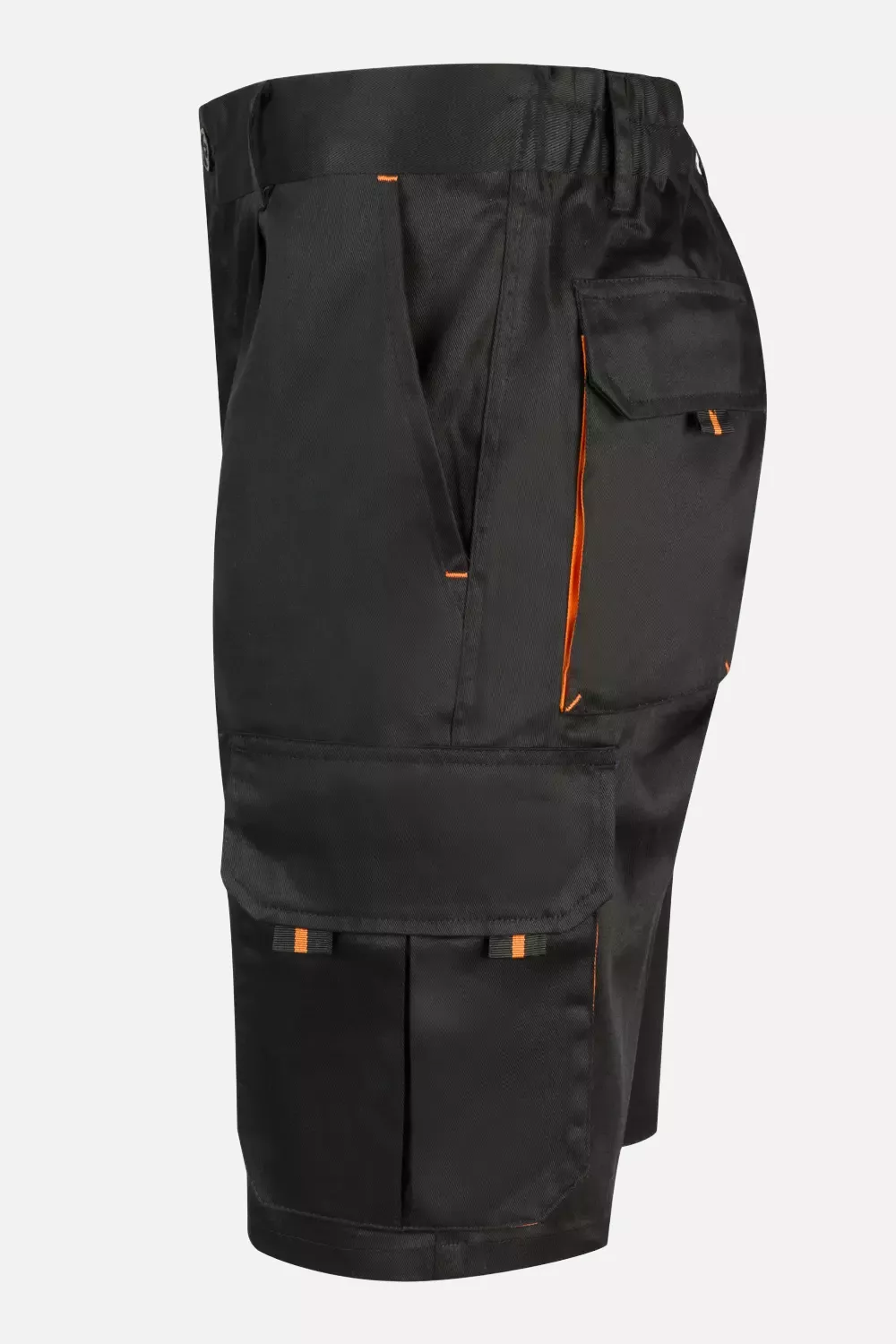 Velilla 103007-00-16, Work Shorts, Black/Orange, image 6