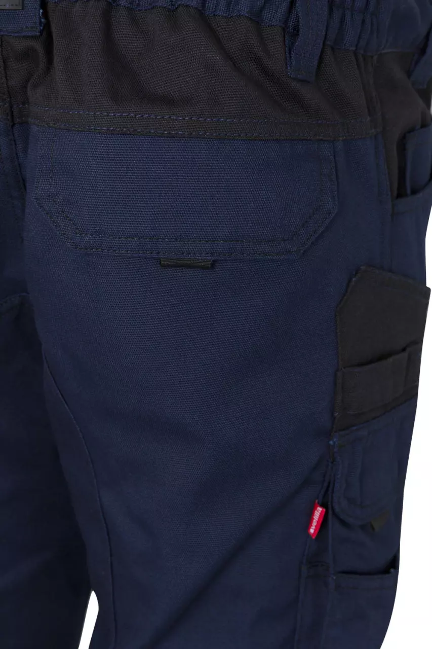 Velilla 103011B-61-00, Work Trousers, Navy Blue/Black, image 4, gallery thumbnail
