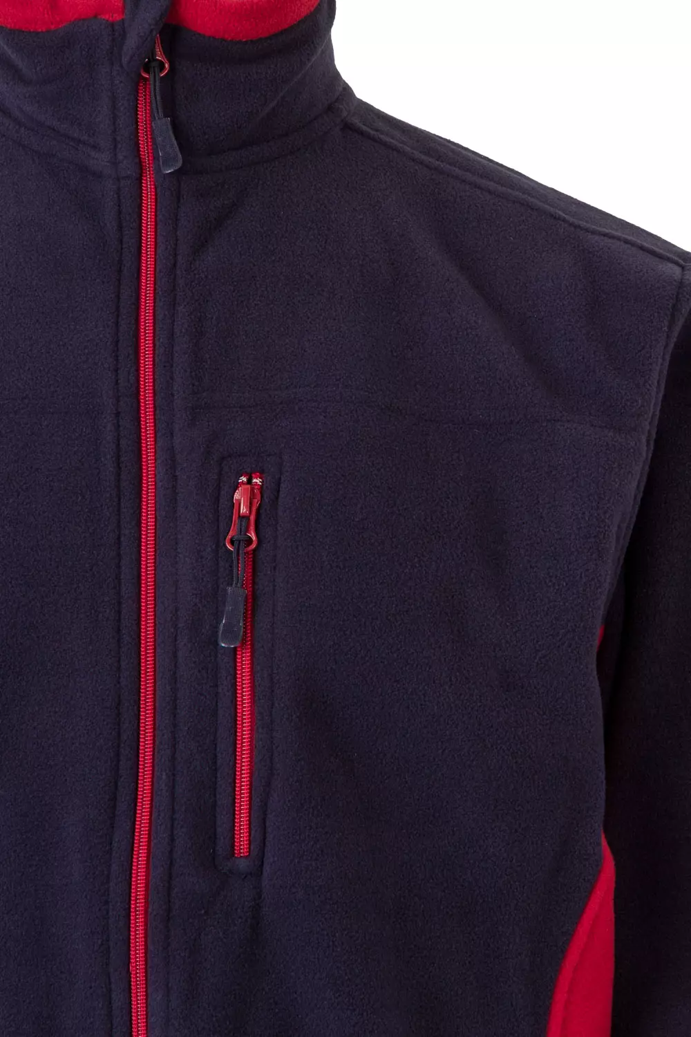 Velilla 201504-61-12, Fleece Jacket, Navy Blue/Red, image 3