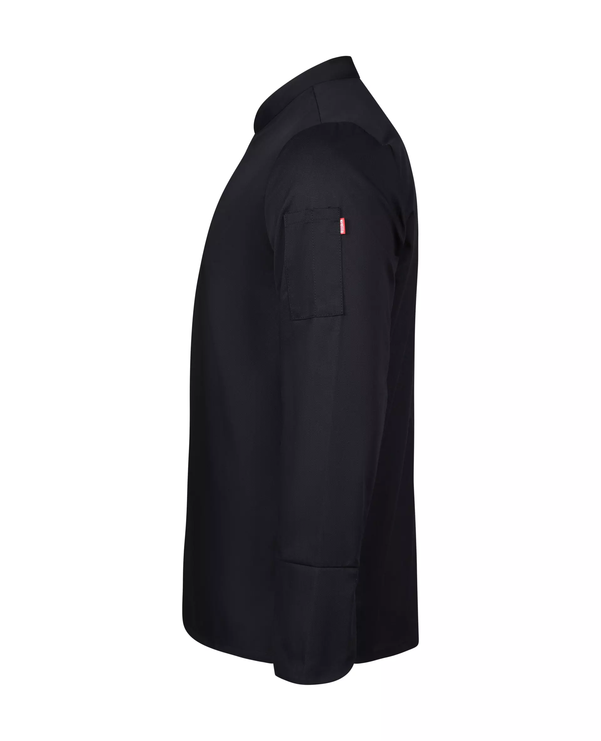 Velilla 405202TC-00, Long Sleeved Chef Jacket, Black, image 2