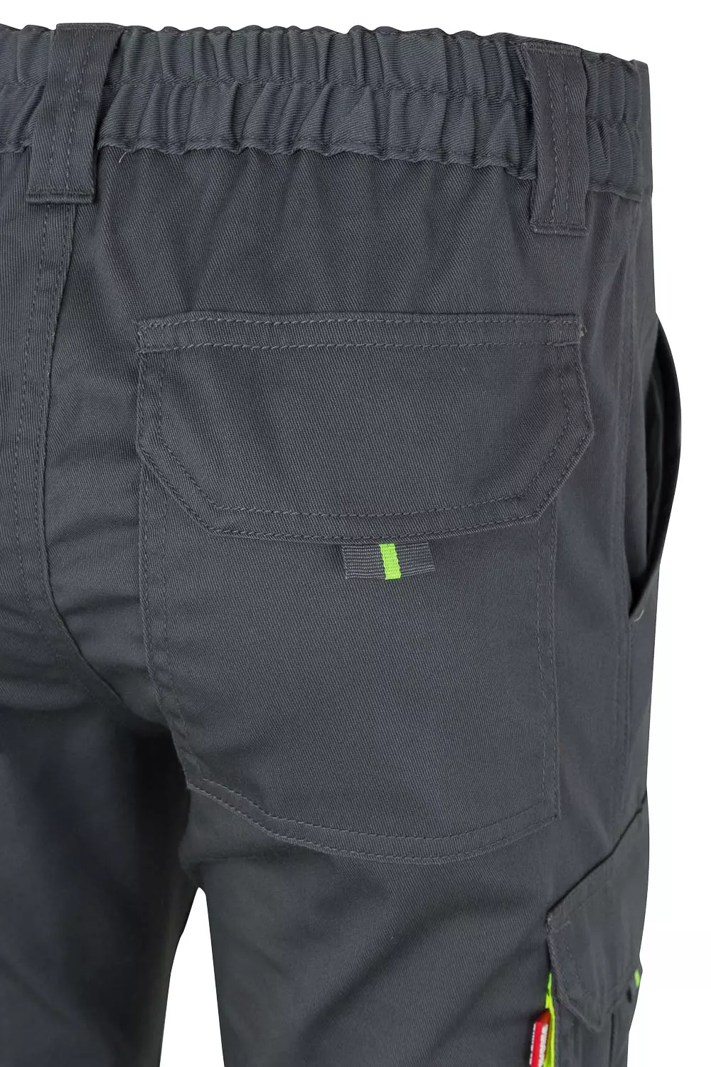 Velilla 303002S-08-20, High-Vis Work Trousers, Grey/Hi-Vis Yellow, image 3