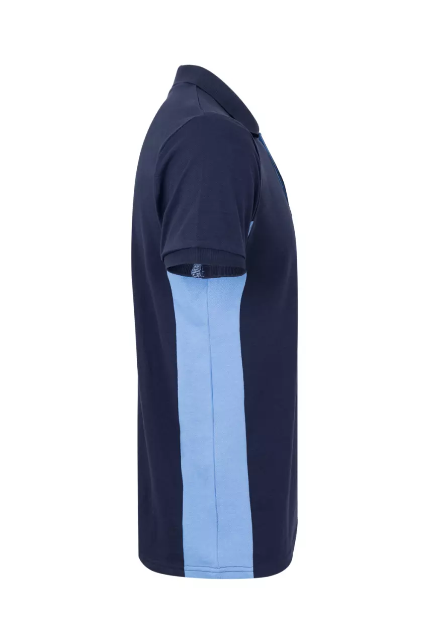 Velilla 105504-61-05, Polo Shirt, Navy Blue/Sky Blue, image 2, gallery thumbnail