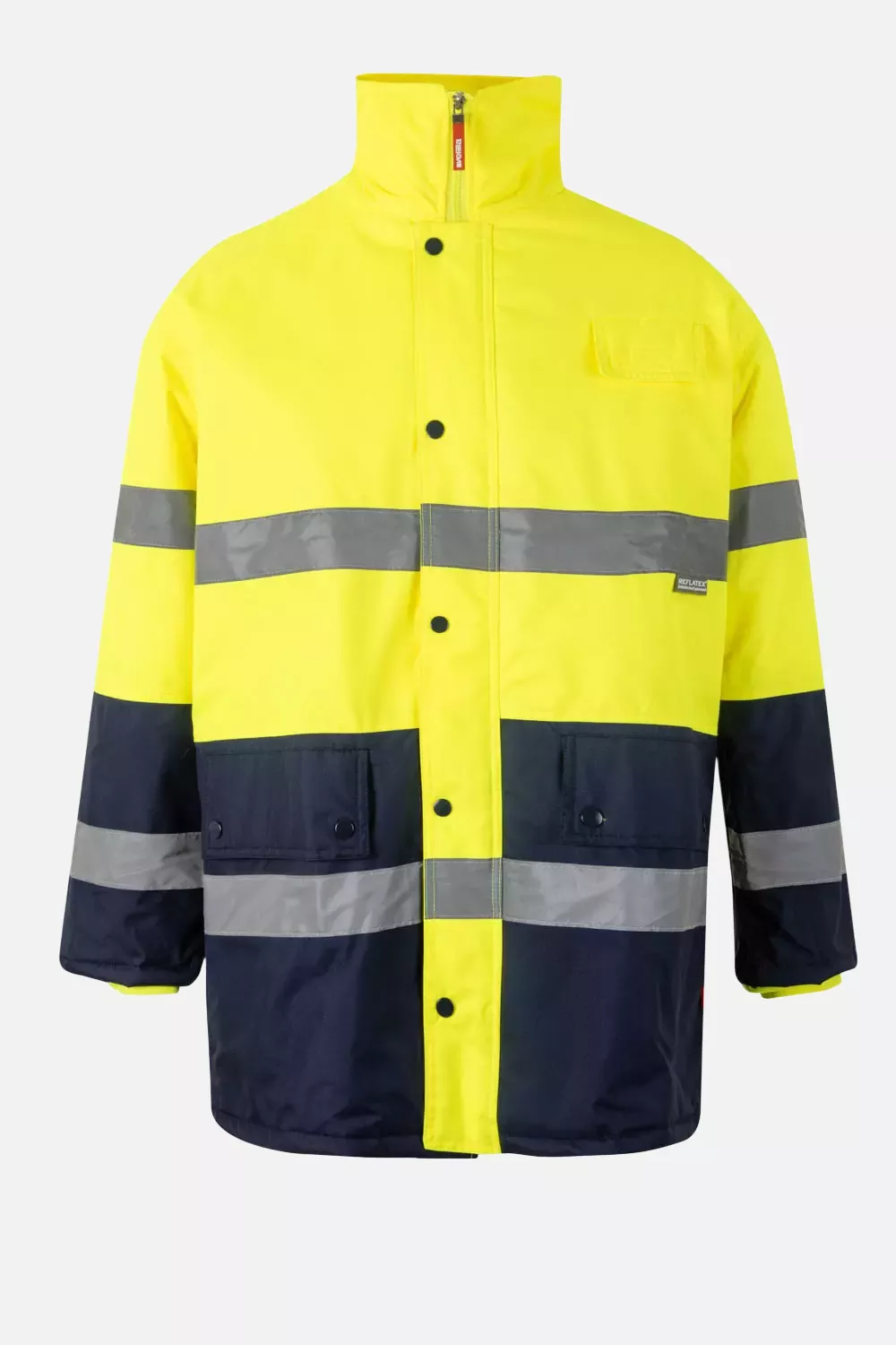 Velilla 0166-01-20, Warnschutzjacke, Marineblau/Warngelb, image 1