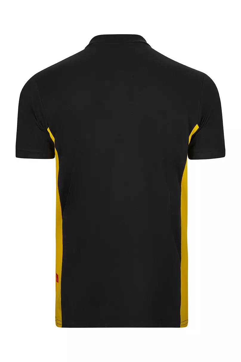 Velilla 105504-00-17, Poloshirt, Schwarz/Gelb, image 2