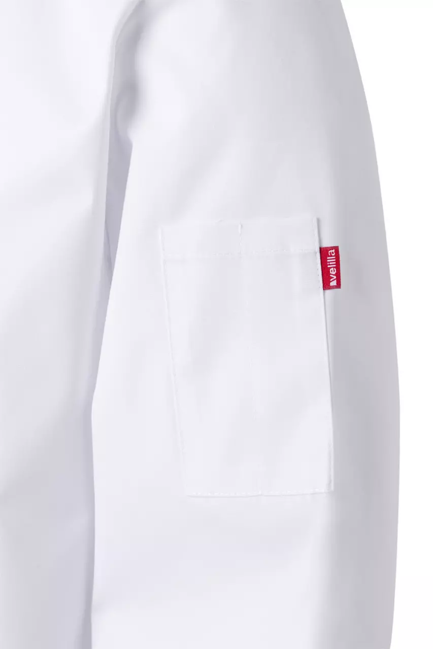 Velilla 405206-07, Long Sleeved Chef Jacket, White, image 4, gallery thumbnail