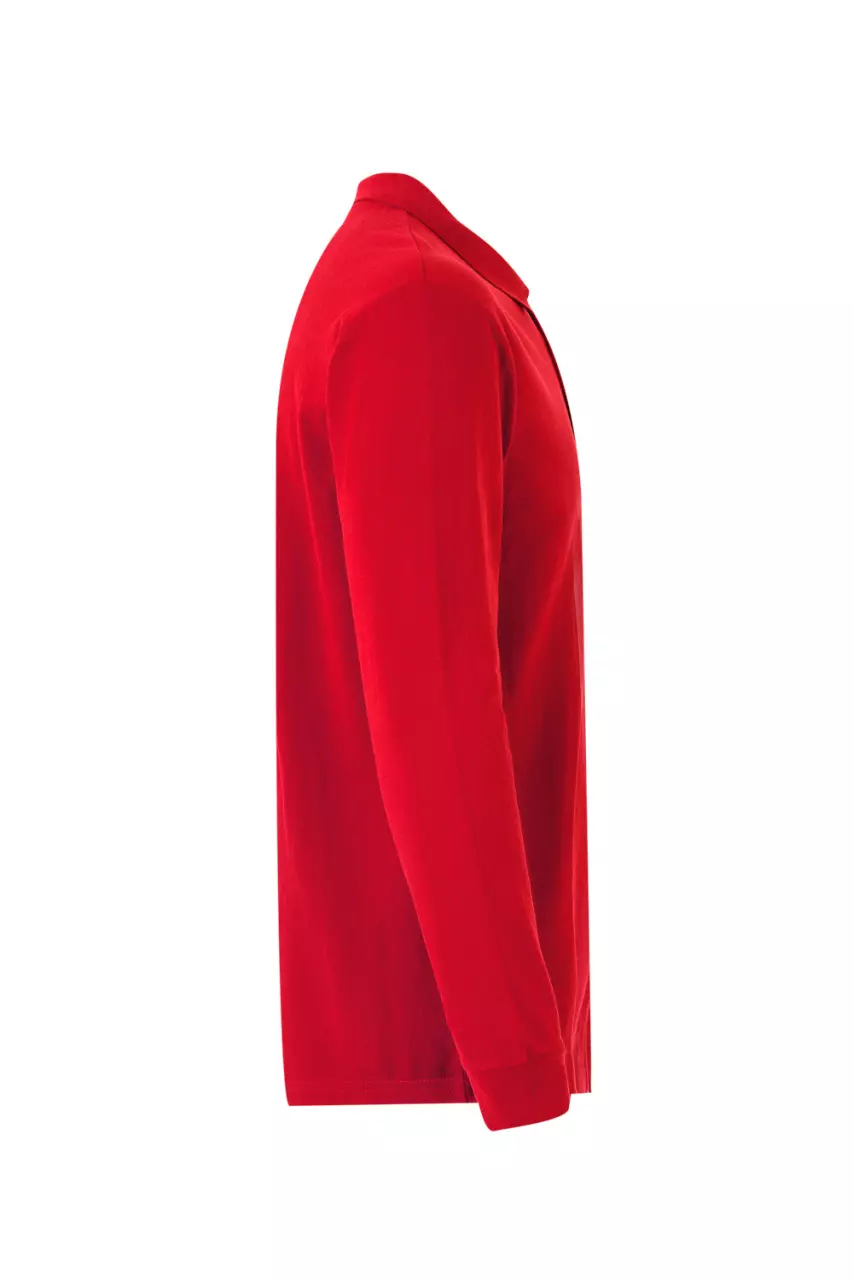 Velilla 105503-12, Long Sleeved Polo Shirt, Red, image 3, gallery thumbnail