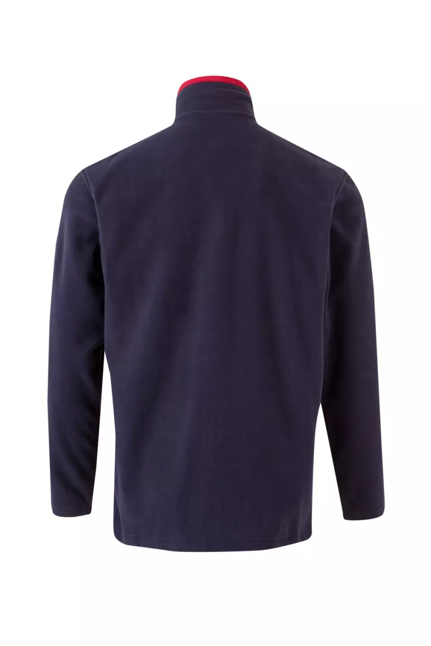 Velilla 201504-61-12, Fleece Jacket, Navy Blue/Red, image 4, gallery thumbnail