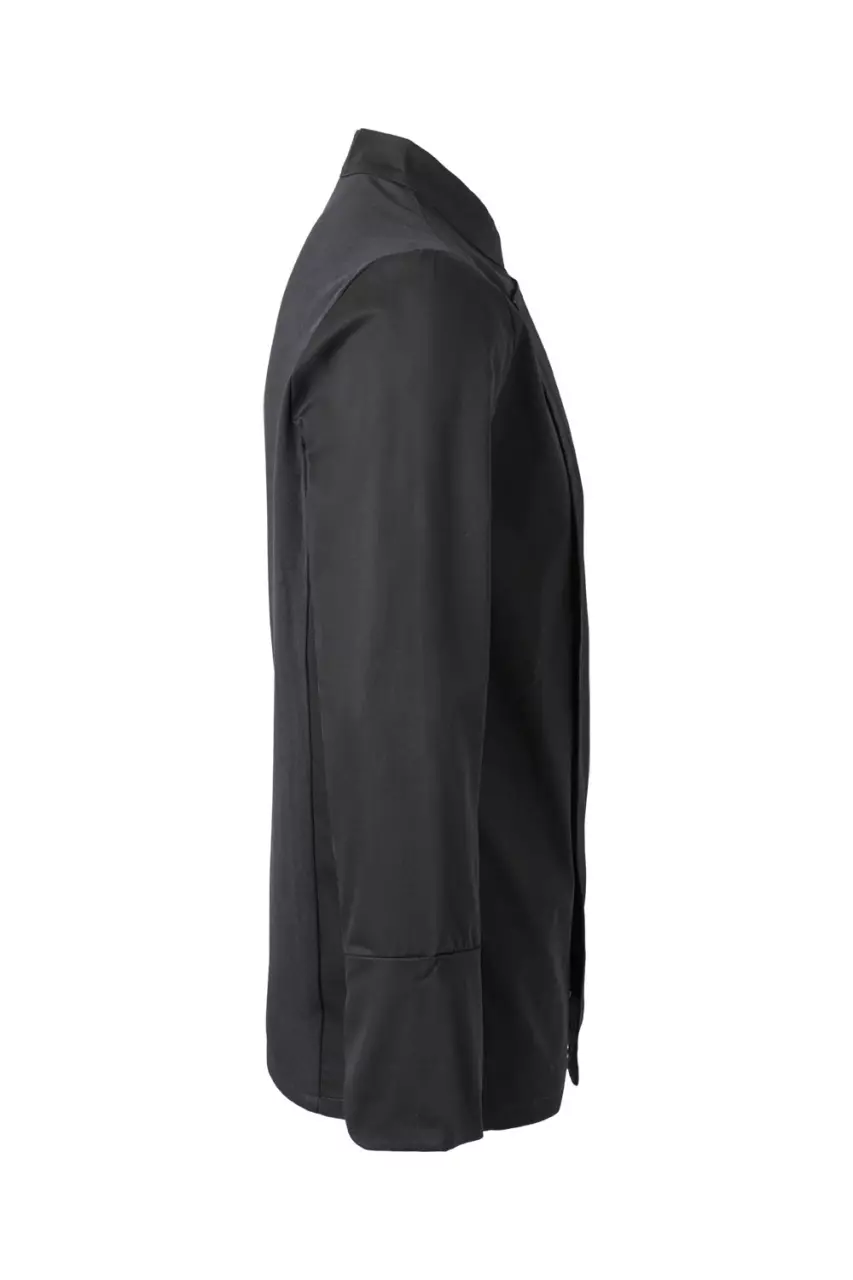Velilla 405204-00, Long Sleeved Chef Jacket, Black, image 2, gallery thumbnail