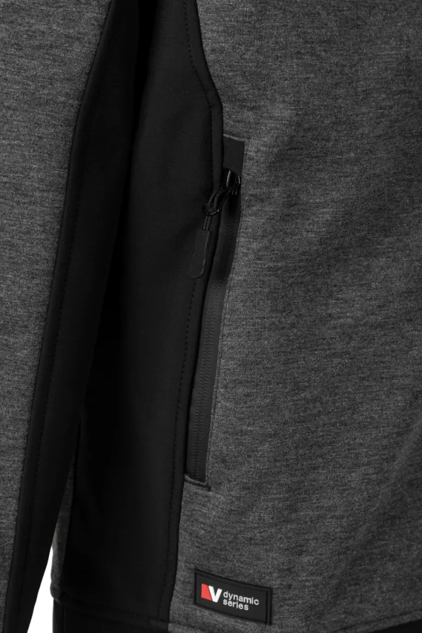 Velilla 206007-78-00, Work Jacket, Heather Dark Grey/Black, image 5, gallery thumbnail