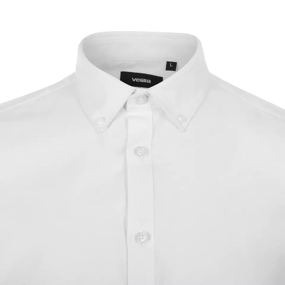 Velilla 405024S-07, Short-Sleeved Work Shirt, White, image 3, gallery thumbnail