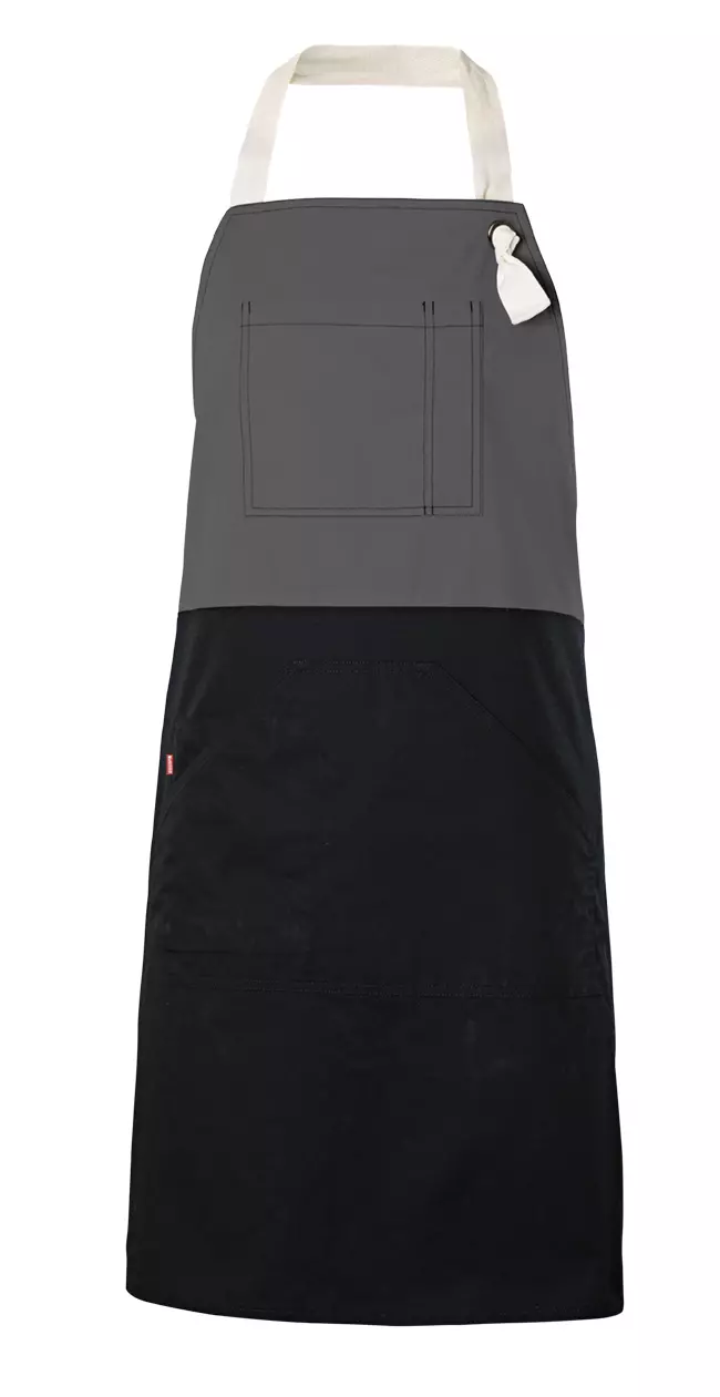 Velilla 404210B-08, Work Apron, Grey/Black, image 1