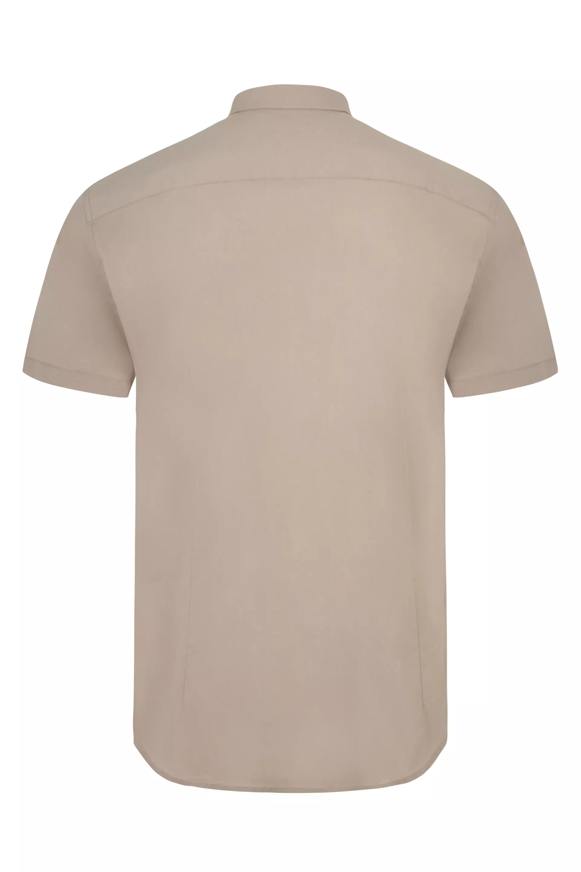 Velilla 405016S-47, Kurzarm-Arbeitshemd, Hellbeige, image 3