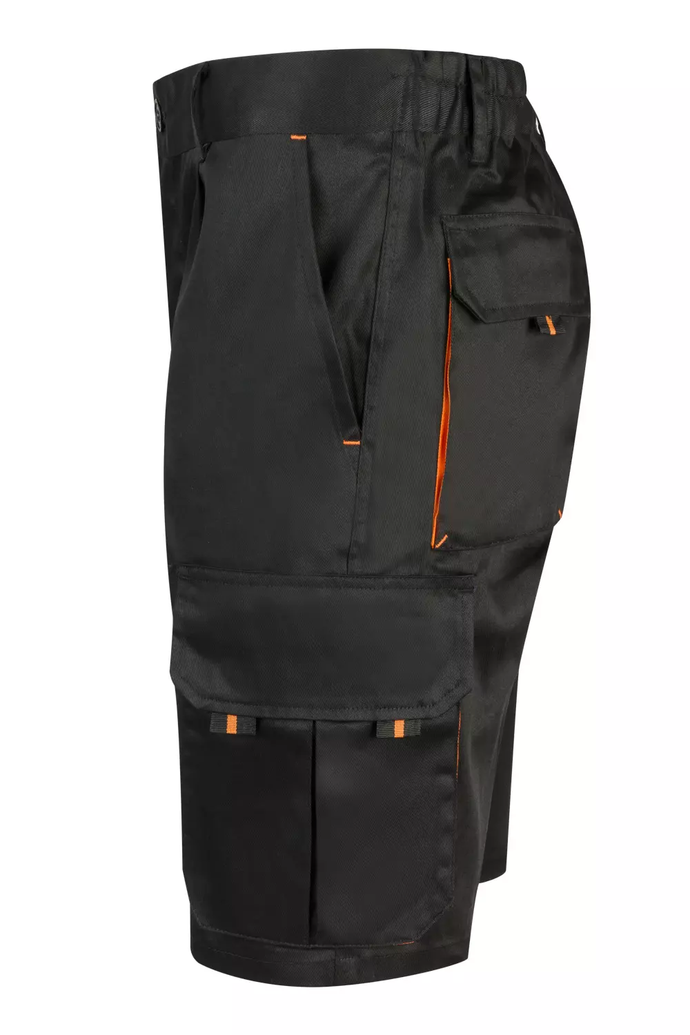 Velilla 103007-00-16, Work Shorts, Black/Orange, image 6