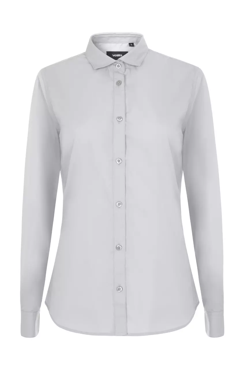 Velilla 405011-58, Long Sleeved Work Shirt, Ice Grey