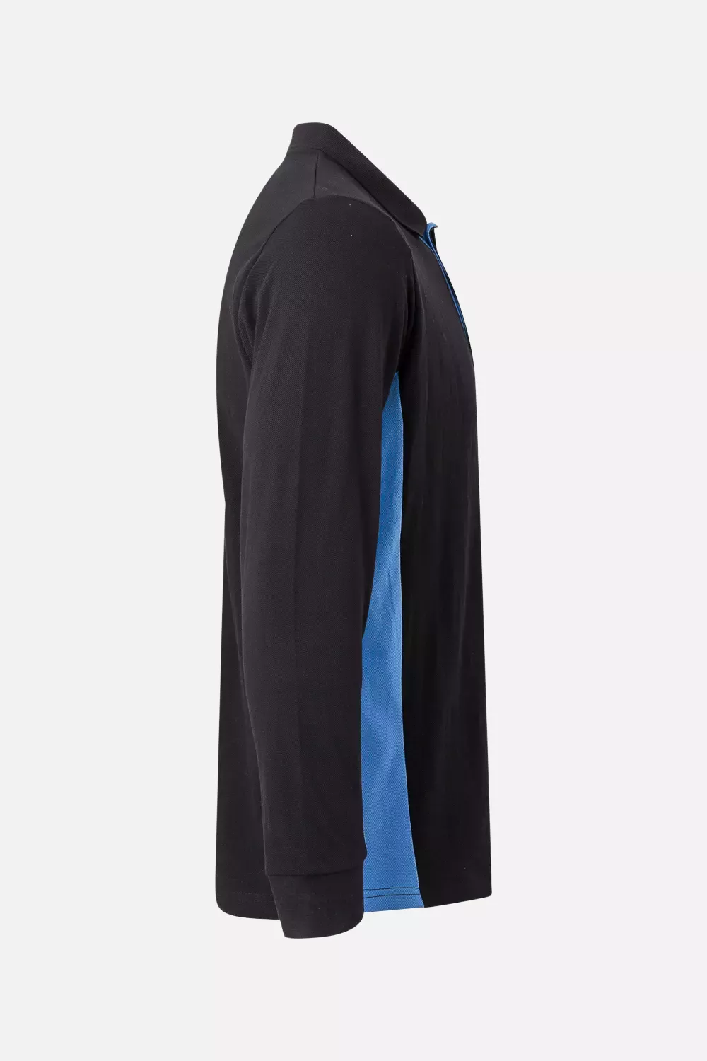 Velilla 105514-00-05, Polo Shirt, Black/Sky Blue, image 3
