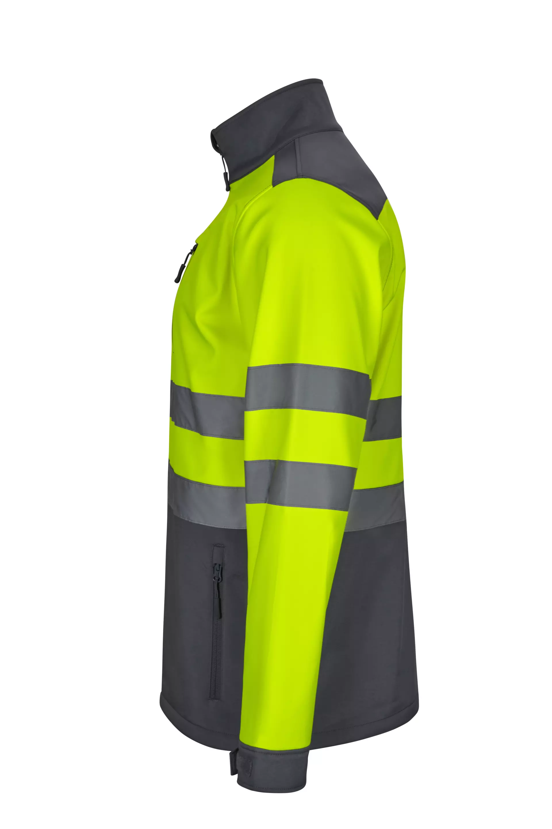 Velilla 306006-08-20-2, High-Vis Jacket, Size 4XL/5XL, Grey/Hi-Vis Yellow, image 3