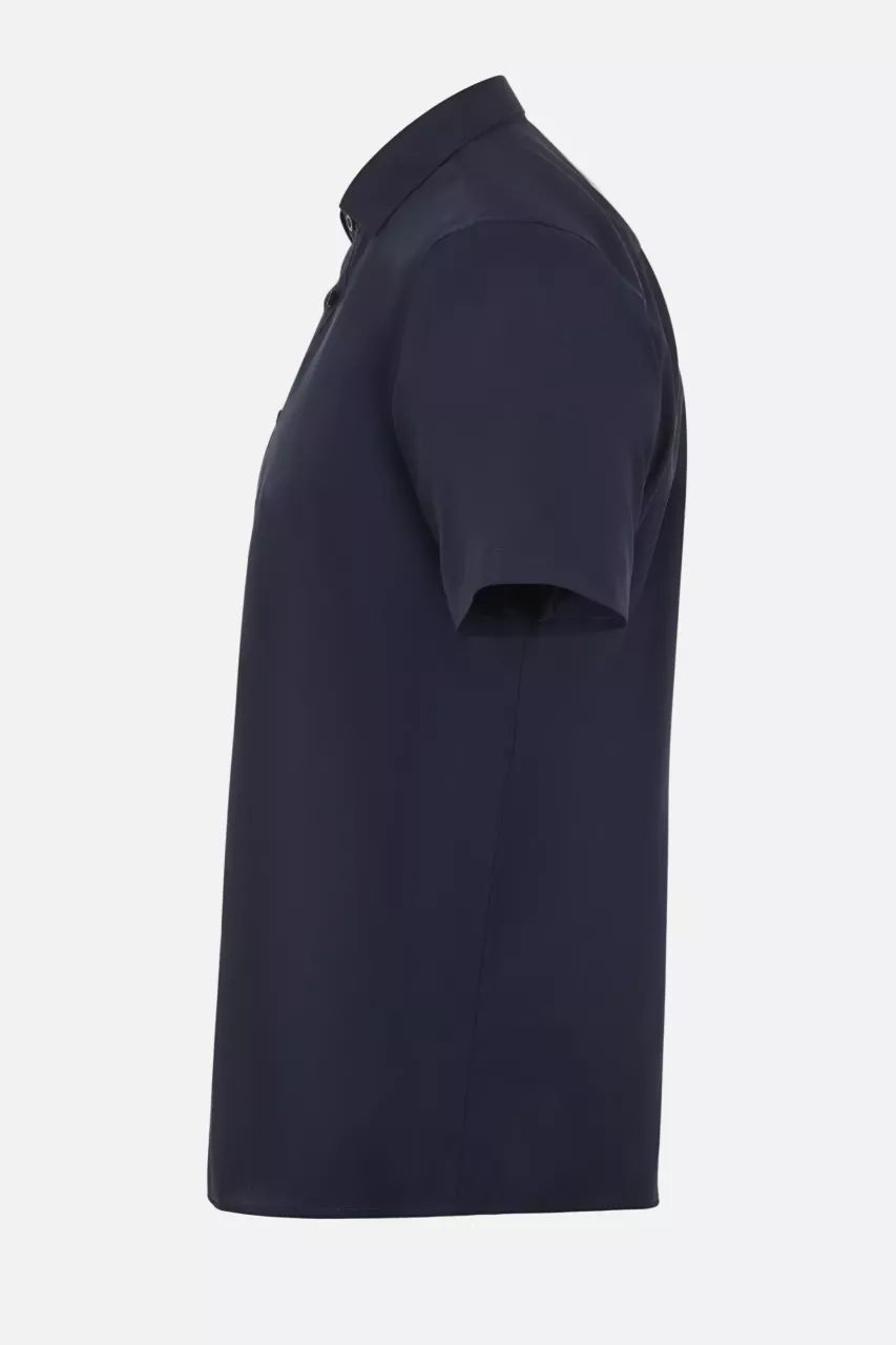 Velilla 405008-61, Kurzarm-Arbeitshemd, Marineblau, image 3, gallery thumbnail