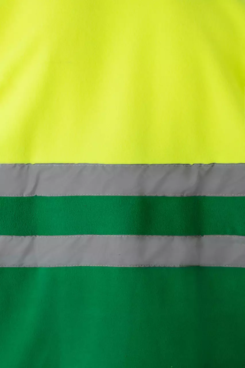Velilla 183-29-20-2, High-Vis Fleece Jacket, Size 4XL/5XL, Grass Green/Hi-Vis Yellow, image 5, gallery thumbnail