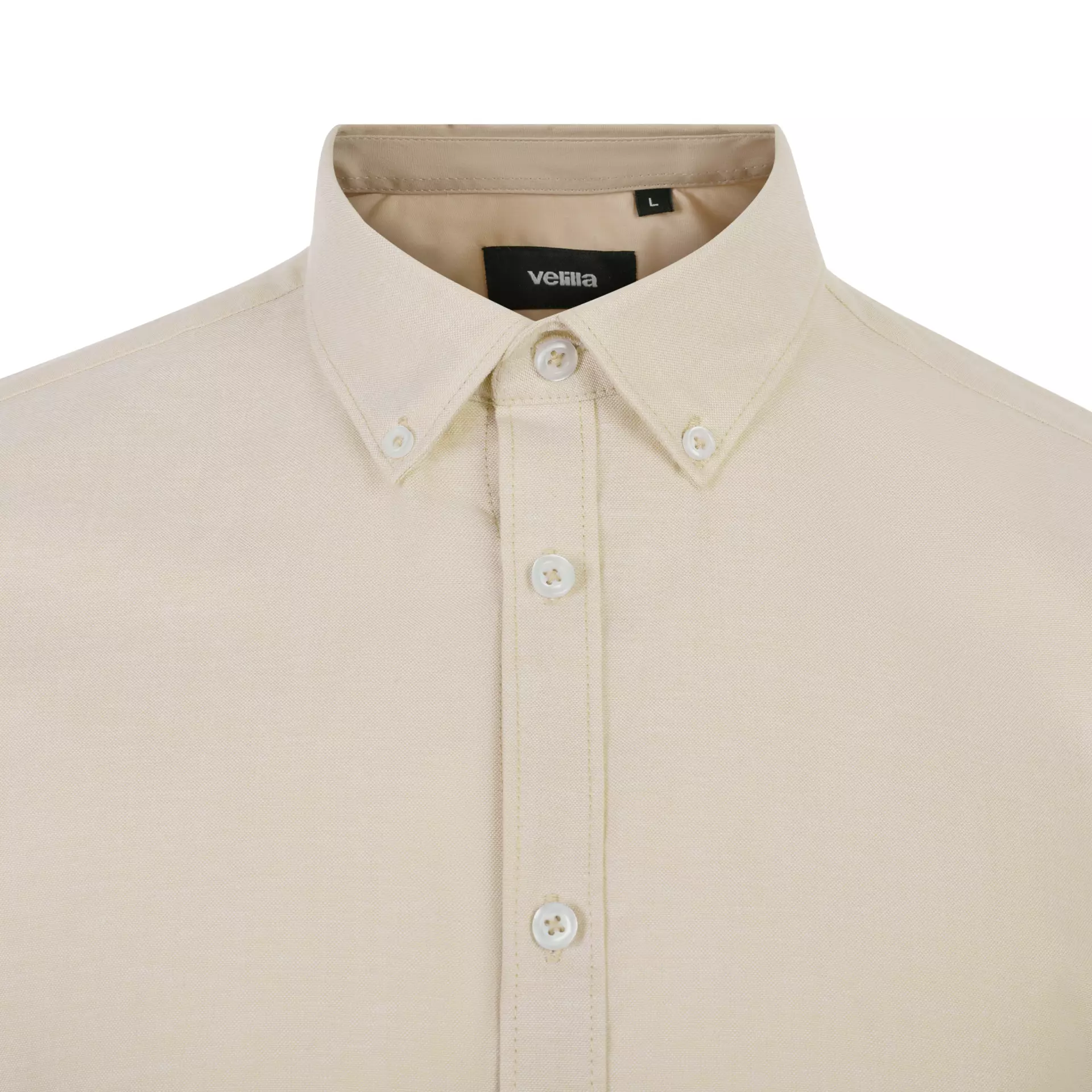Velilla 405024S-47, Short-Sleeved Work Shirt, Light Beige, image 4