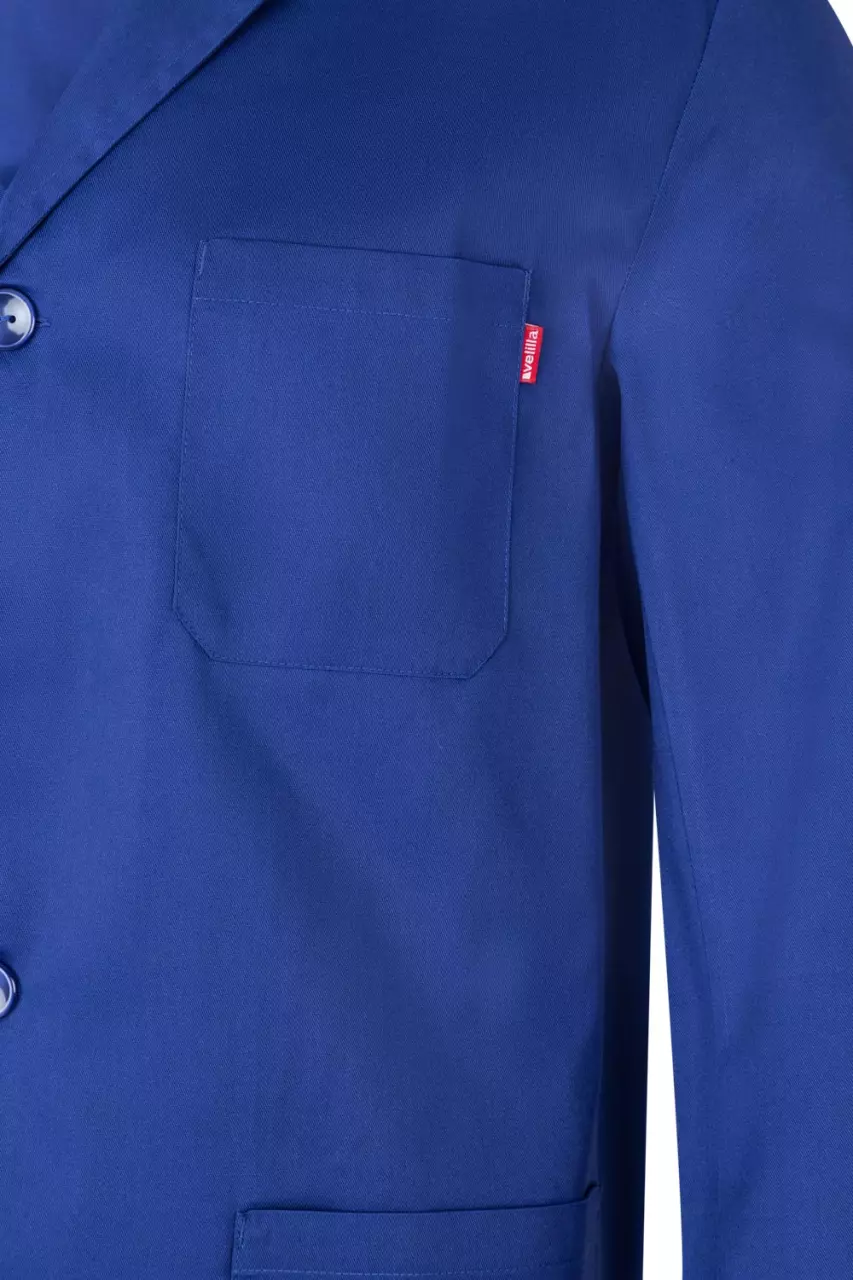 Velilla 700-09, Work Coat, Royal Blue, image 3, gallery thumbnail