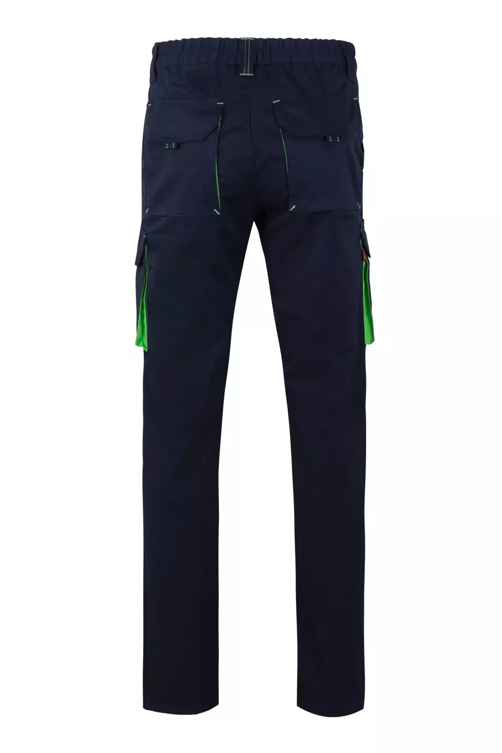 Velilla 103024S-61-25, Work Trousers, Navy Blue/Lime Green, image 4