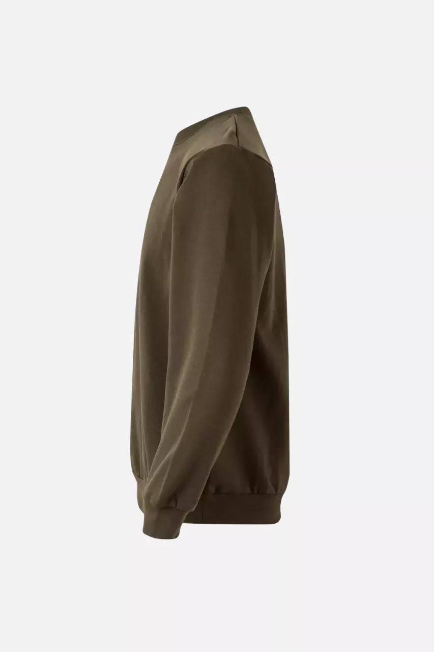 Velilla 105701-03, Work Sweatshirt, Khaki Green, image 4, gallery thumbnail