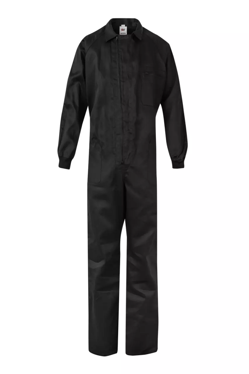 Velilla 214-00, Work Overall, Black, image 1, gallery thumbnail