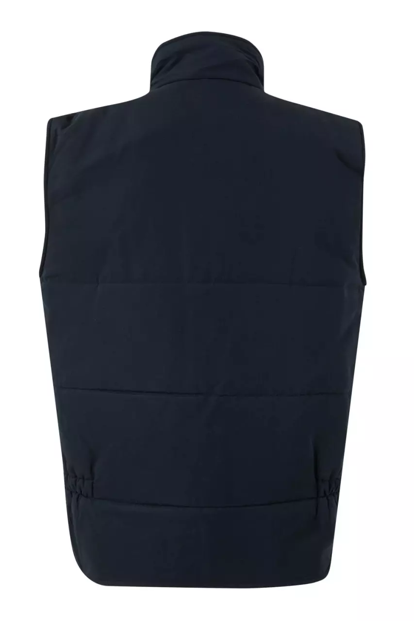 Velilla 0148-01-19, High-Vis Vest, Marine Blue/High-Vis Orange, image 2, gallery thumbnail