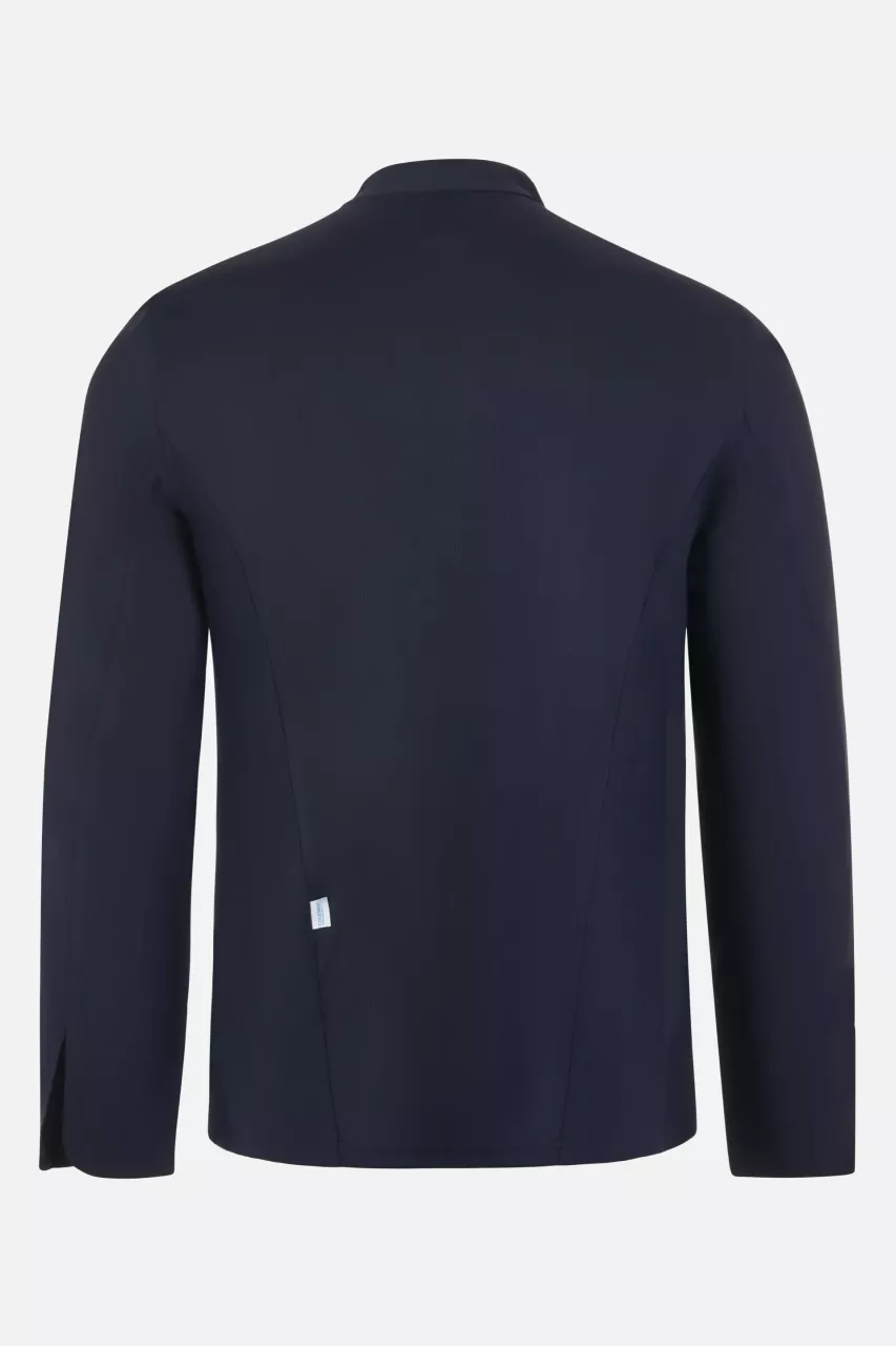 Velilla 405210-61, Long Sleeved Chef Jacket, Navy Blue, image 4, gallery thumbnail