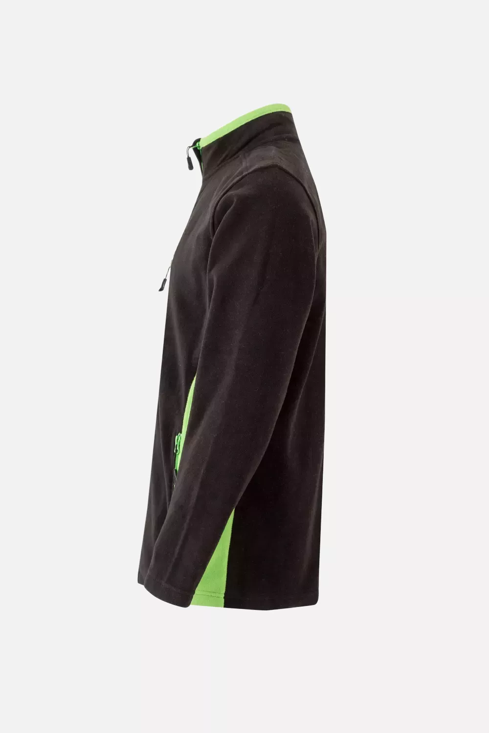 Velilla 201504-00-25, Fleecejacke, Schwarz/Limegrün, image 2