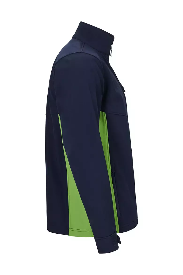 Velilla 106004-61-25, Work Jacket, Navy Blue/Lime Green, image 5, gallery thumbnail