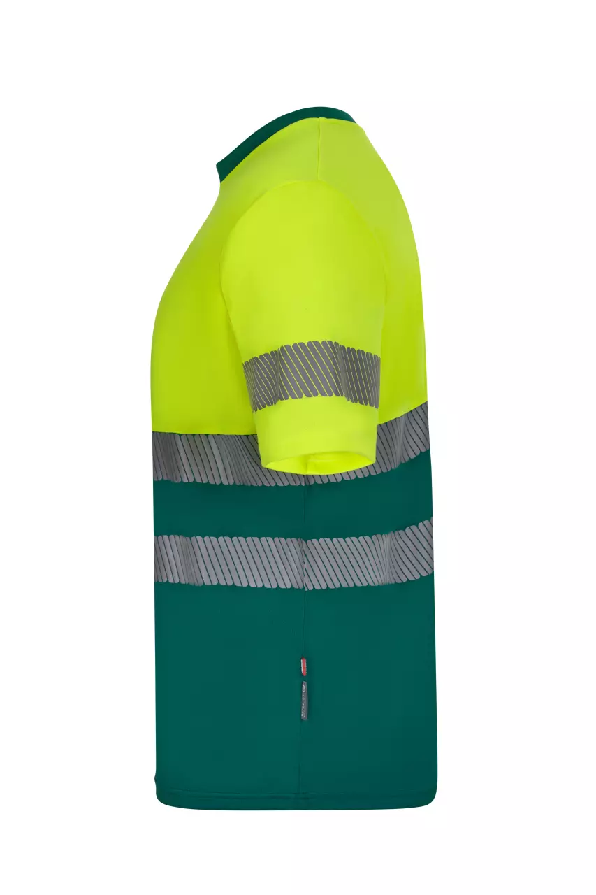 Velilla 305633-02-20-2, High-Vis T-Shirt, Size 4XL/5XL, Green/Hi-Vis Yellow, image 4, gallery thumbnail
