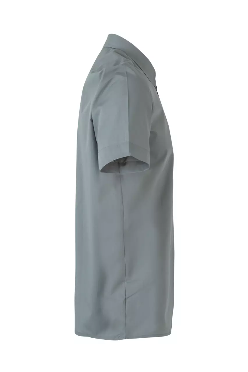 Velilla 531-08, Short-Sleeved Work Shirt, Grey, image 3, gallery thumbnail