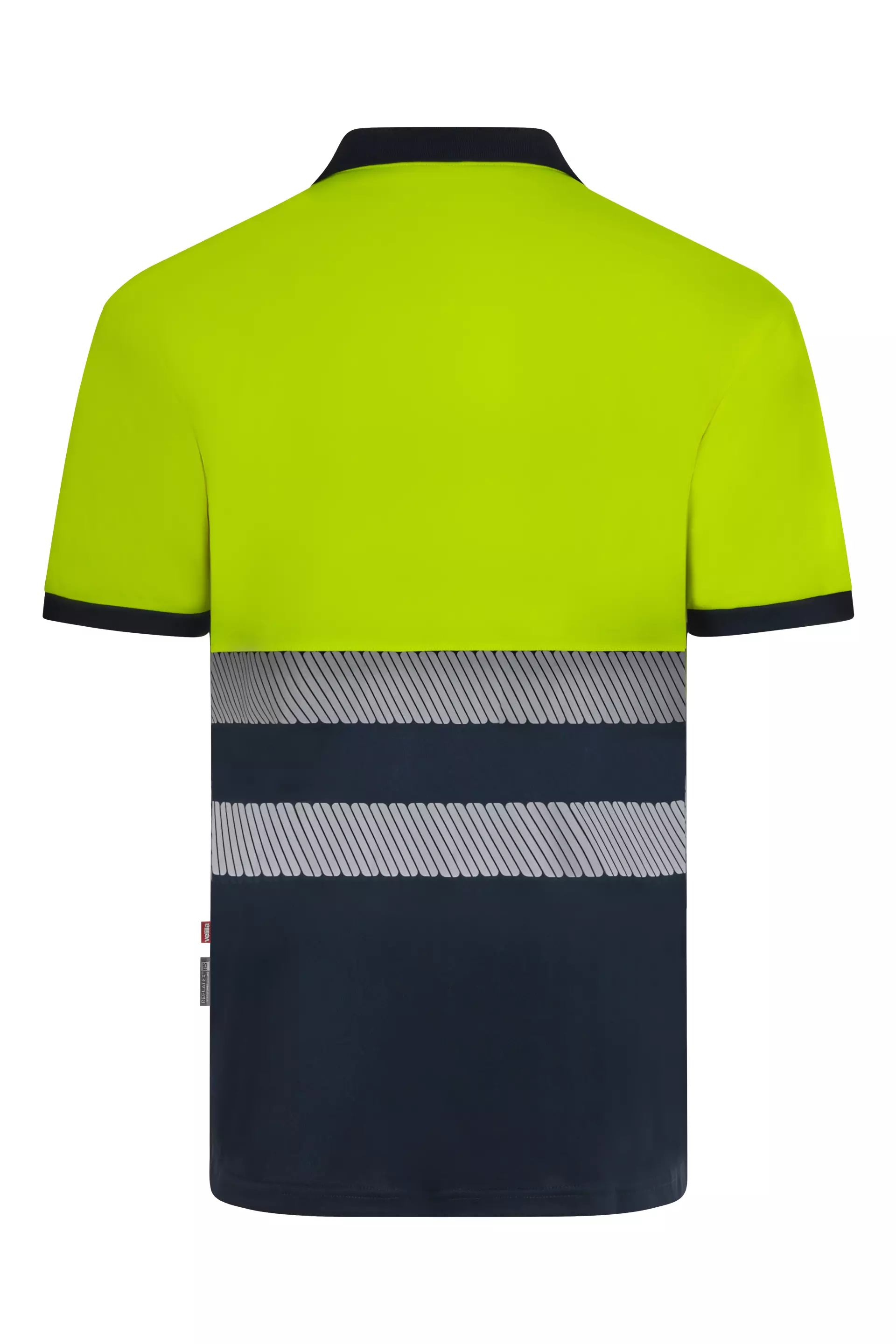 Velilla 305533-61-20-1, High-Vis Polo Shirt, Navy Blue/Hi-Vis Yellow, image 4