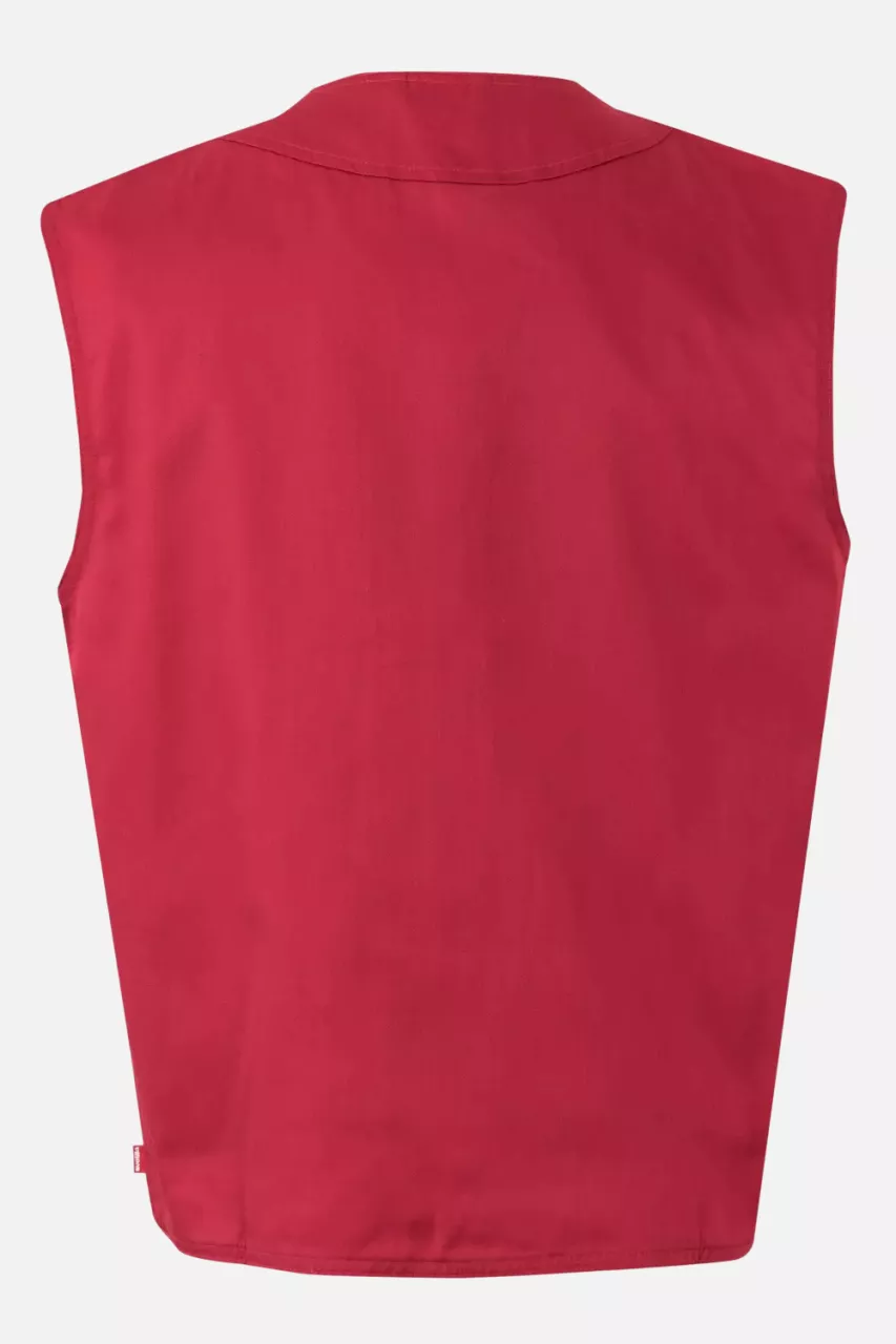 Velilla 105901-12, Work Vest, Red, image 3, gallery thumbnail